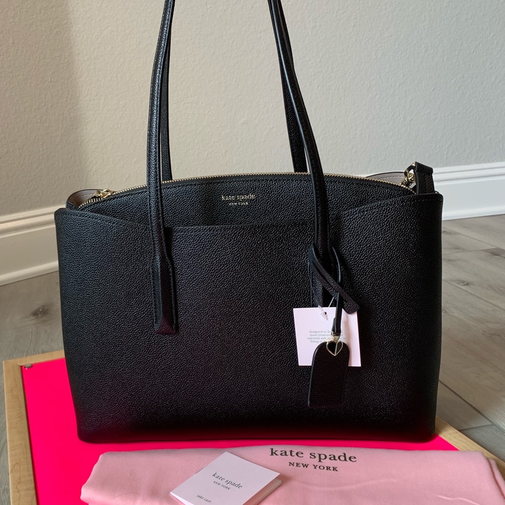 ♠️ Kate Spade Margaux Large Leather Satchel♠️ - Picture 3 of 8